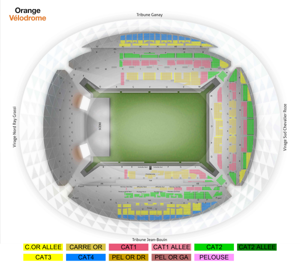 Plan — Orange Vélodrome