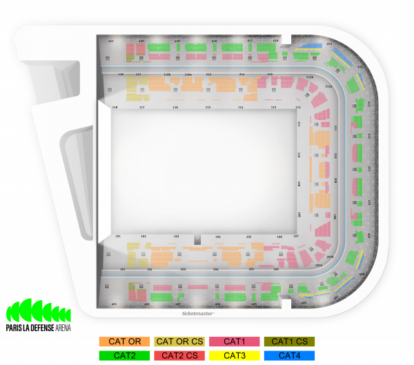 Plan — Paris La Défense Arena